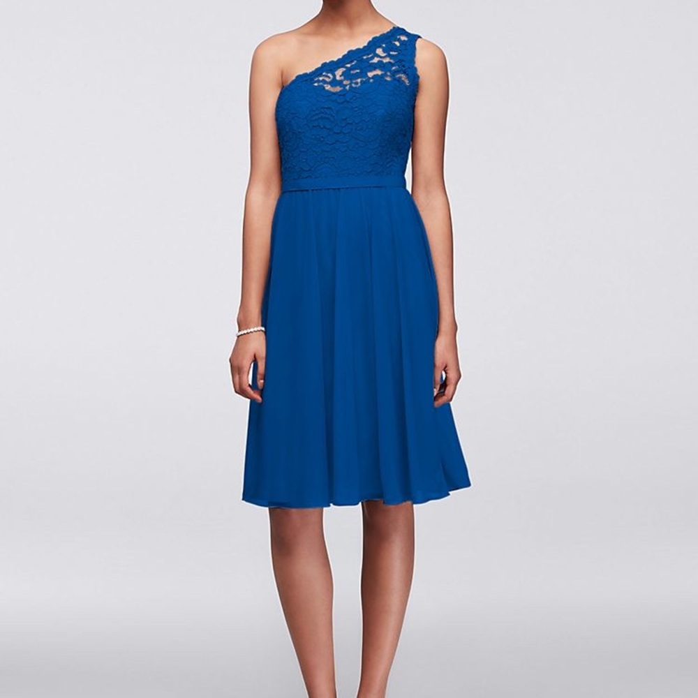 🎉Host Pick🎉 David’s bridal horizon blue dress